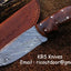 Artisan Crafted Damascus Steel Skinning Knife - Korvel