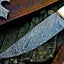 Premium Custom Damascus Steel Skinning Knife for Hunters - Korvel