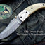 Exquisite Handmade Damascus Steel Folding Knife - Korvel