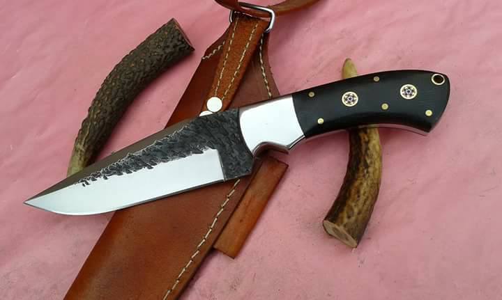 Premium Custom Hand Forged 1095 HC Steel Hunting Skinner Knife - Korvel