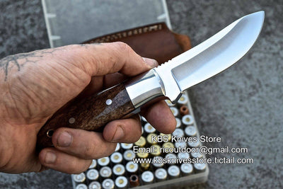 Premium Custom Deer Skinning Knife with D2 Steel Blade - Korvel