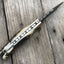 Exquisite Custom Handmade Damascus Steel EDC Folding Knife with Antler Handle - Korvel