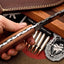 Premium Custom Damascus Steel Hunting and Camping Knife - Korvel