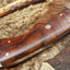 Premium Damascus Steel Skinning Knife with Rosewood Handle - 7.5-inch Precision Tool - Korvel