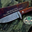 Artisan Crafted Damascus Steel Hunting Knife - Korvel