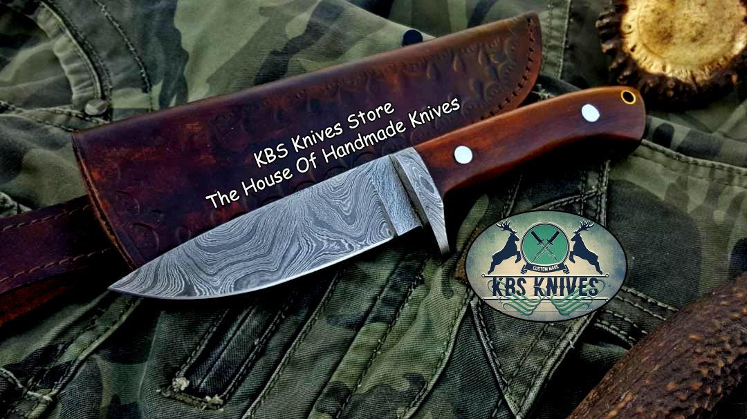 Artisan Crafted Damascus Steel Hunting Knife - Korvel