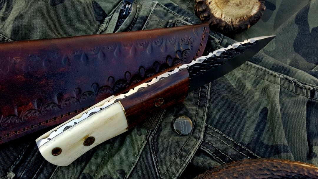 Artisan Crafted 1095 High Carbon Steel Hunting Knife - Korvel