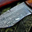 Premium Custom Damascus Steel Skinning Knife for Outdoor Enthusiasts - Korvel
