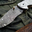 Artisan Crafted Damascus Steel Folding Pocket Knife - Korvel