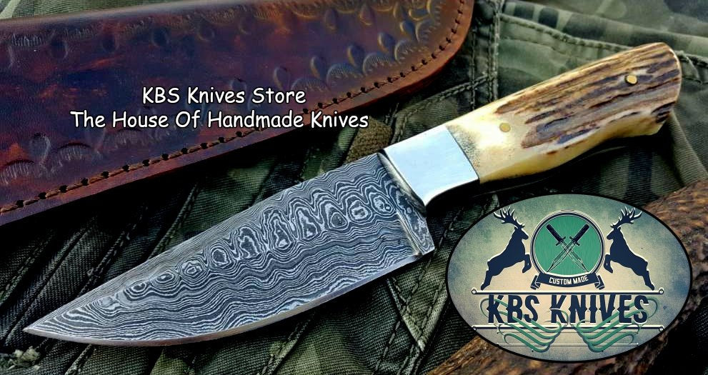 Artisan Crafted Damascus Steel EDC Skinning Knife - Korvel