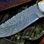 Premium Custom Twist Damascus Steel Hunting Knife - Korvel