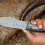 The Ultimate Tactical Hunter: Custom Damascus Steel Hunting Knife with Exotic Wood Handle | 9-Inch Precision Tool | KBS Knives - Korvel