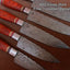 Premium Handcrafted Damascus Steel Knife Set - Korvel