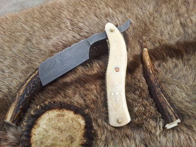 Premium Damascus Steel Razor for Precision Shaving - Korvel