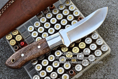 Premium Custom Deer Skinning Knife with D2 Steel Blade - Korvel