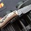 Premium Damascus Steel Skinning Knife with Stag Horn Handle - Korvel