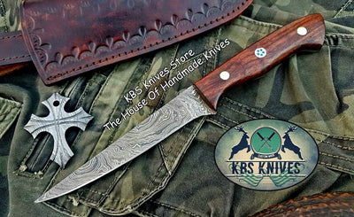 Artisan Crafted Damascus Steel Flexible Boning Knife - Korvel