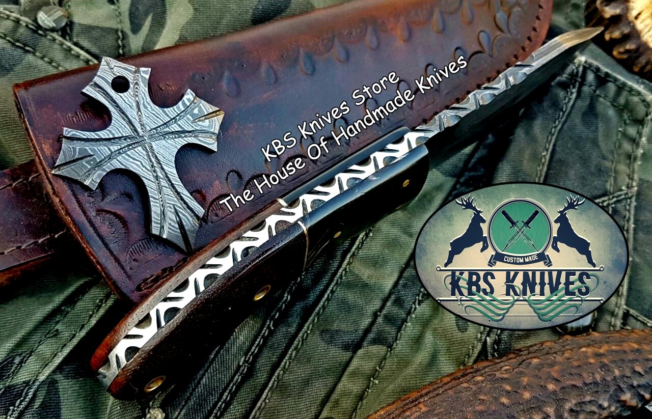 Premium Handcrafted Damascus Steel Skinner Knife - Korvel