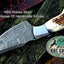 Artisan Crafted Damascus Steel Skinner Knife with Antler Handle - Korvel
