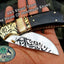Exquisite Custom D2 Steel Folding Pocket Knife with Buffalo Horn Handle - Korvel