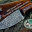 Premium Custom Damascus Steel Hunting and Skinning Knife - Korvel