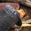 KBS Knives: Exquisite 12-Inch Damascus Hunting Knife with Colorful Camel Bone Handle - Korvel