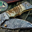 Exquisite Handmade Damascus Steel Folding Knife - Korvel