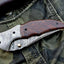 Exquisite Handmade Damascus Steel Folding Knife - Korvel