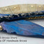 Artisan Patina Damascus EDC Folding Knife - Custom Handmade - Korvel