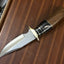 Premium Custom D2 Steel Skinning Knife with Elegant Rosewood Handle - Korvel