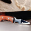 Premium Game Processing Set – 6-Piece Rosewood Handle Knife Collection with Leather Roll - Korvel
