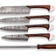 Artisan Crafted Damascus Steel Knife Collection - Korvel