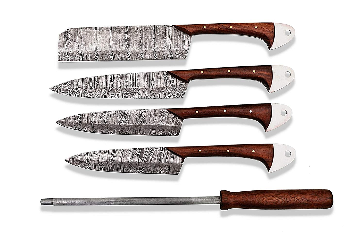 Artisan Crafted Damascus Steel Knife Collection - Korvel