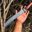 Exquisite Handmade Damascus Steel Hunting Knife - 16 Inches - Korvel
