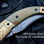 Exquisite Handmade Damascus Steel Folding Knife for Collectors - Korvel