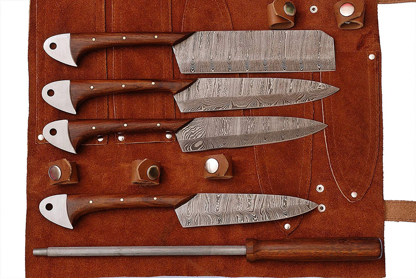 Artisan Crafted Damascus Steel Knife Collection - Korvel