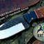 Artisan Crafted 1095 Hammered Steel Skinner Knife - Korvel
