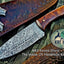 Premium Custom Damascus Steel Hunting and Skinning Knife - Korvel
