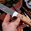 Premium Handmade Damascus Steel Skinning Knife - Korvel