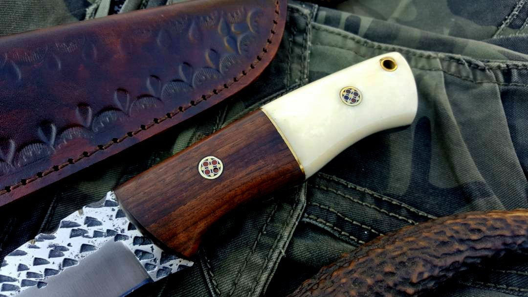 Artisan Crafted 1095 High Carbon Steel Hunting Knife - Korvel