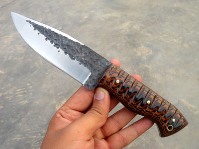 Premium Hand-Forged 1048 HC Steel Hunting Knife - Korvel