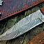Premium Custom Damascus Steel Skinning Knife for Hunters - Korvel