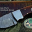 Artisan Crafted Damascus Steel Mini Skinner Knife - Korvel