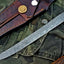 Premium Handmade Damascus Steel Fillet Knife with Black Micarta Handle - 13 Inches - Korvel