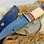Artisan Crafted Damascus Steel Hunting and Skinning Knife - Korvel