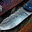 Premium Handcrafted Damascus Steel Skinner Knife - Korvel