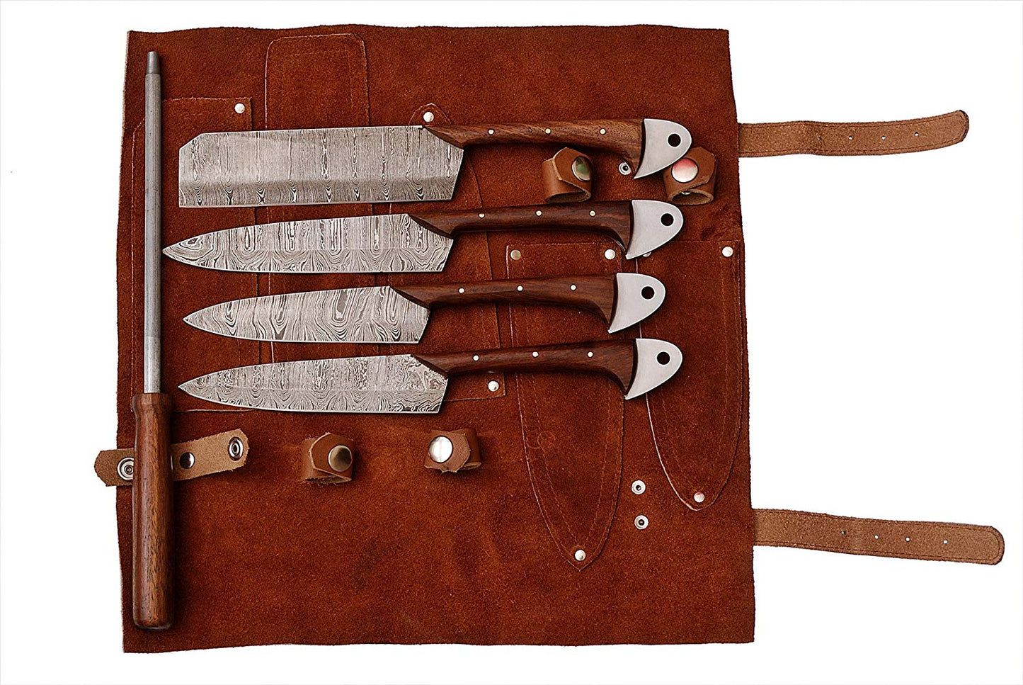 Artisan Crafted Damascus Steel Knife Collection - Korvel