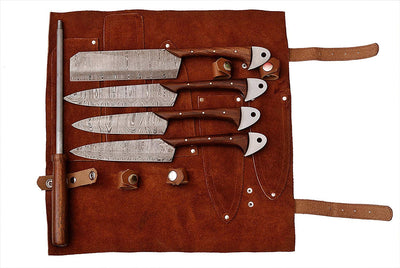 Artisan Crafted Damascus Steel Knife Collection - Korvel