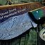 Premium Custom Damascus Steel Hunting and Skinning Knife - Korvel