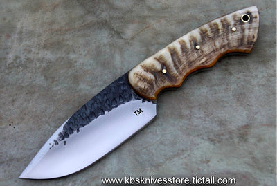Custom Handcrafted 1095 HC Steel Outdoor Knife for Hunting & Camping Adventures - Korvel
